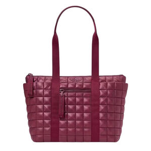Kate Spade‎ Camden Quilted Medium Tote Burgundy Bag Purse